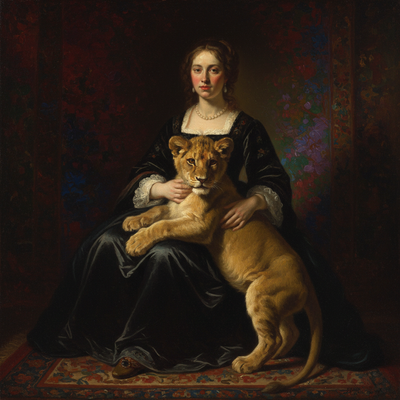 Pet portrait example