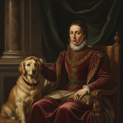 Pet portrait example
